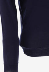 John Smedley Wool Polo Sweater Blue BELPERMIDNIGHT_b499813c-5bdb-4c65-90e6-b0fe5be03c48