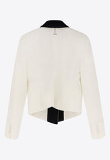 Single-Breasted Buttoned Blazer