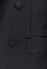 Double-Breasted Wool Blazer