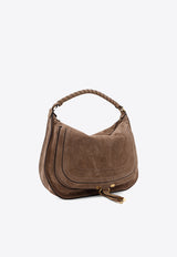 Chloè Marcie Suede Shoulder Bag Brown