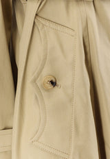 Burberry Ellingham Belted Trench Coat Beige 8118720A1435_Beige_40017559
