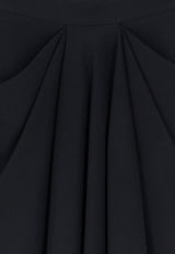 Draped Midi Skirt
