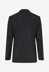 Double-Breasted Wool Blazer