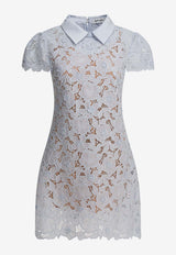 Floral Lace Mini Dress