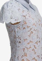 Floral Lace Mini Dress