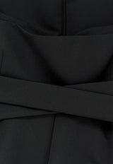 Alexander McQueen Wrap Mini Dress Black 857955QEAED1000_Black_44252103