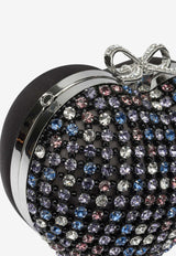 Heart Clutch with Crystal-Embellishment
