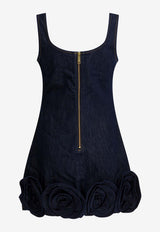 Sheath Dress with 3D-Flowers