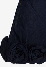 Sheath Dress with 3D-Flowers