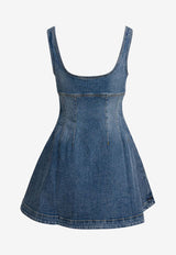 Denim Flared Dress