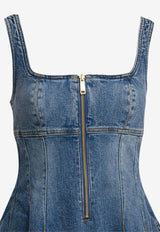Denim Flared Dress