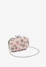 Mini Bow-Embellished Clutch Bag