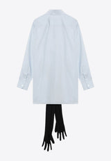 Glove-Attachment Long-Sleeved Shirt
