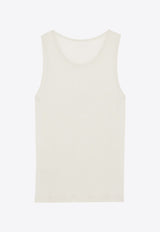 Logo-Embroiderd Tank Top