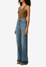 Buttoned Placket Tank Top