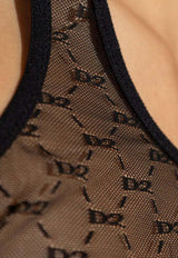 Mesh Monogram Tank Top