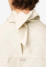 Long-Sleeved Bandana Blouse