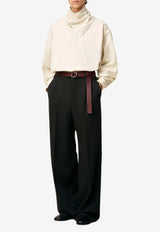 Long-Sleeved Bandana Blouse