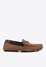 Logo-Plaque Leather Loafers