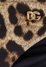 Leopard-Printed Bikini Bottoms