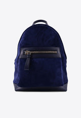 Suede Zipped Backpack
