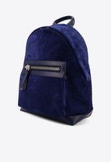 Suede Zipped Backpack