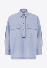 Logo-Embroidered Buttoned Shirt