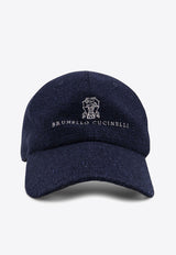 Brunello Cucinelli Logo-Embroidered Baseball Cap Navy MZ4039850CND89_NAVY PERLA_40000208