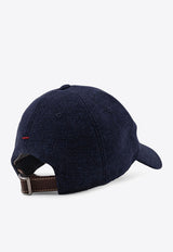Brunello Cucinelli Logo-Embroidered Baseball Cap Navy MZ4039850CND89_NAVY PERLA_40000208