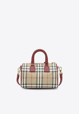 Mini Check Bowling Top Handle Bag