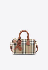 Mini Check Bowling Top Handle Bag
