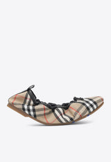 Fawn Check Ballet Flats