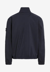 Compass-Patch Zip-Up Jacket
