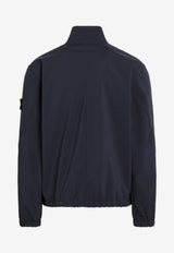 Compass-Patch Zip-Up Jacket