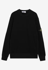 Logo-Patch Crewneck Sweater