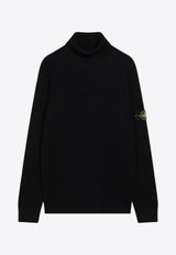 Logo-Patch High-Neck Sweater