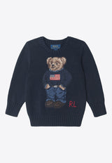 Boys Bear Crewneck Sweater