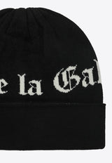 Logo-Printed Wool Hat
