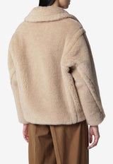 Wool Teddy Cropped Coat
