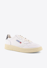 Autry Medalist Leather Low-Top Sneakers White AULMLL22WHT BLK_White_44128589