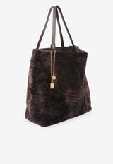 Chloé Spin Suede Leather Tote Bag Brown 25WS810Q4524X_Kohl Brown_47871495