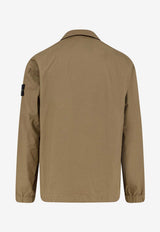 Stone Island Logo Patch Buttoned Shirt Green L1S151200018S0299V005G_Military Green_47874467