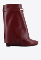 Givenchy Shark Pinch 95 Mid-Calf Leather Boots Purple BE605LE1J7604_Purple_40017399