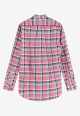 Polo Ralph Lauren Madras Check Long-Sleeved Shirt Pink 710922273006_PINKBLUE_47865881