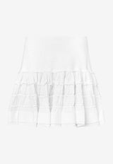Alaïa Ruffled Wool Mini Skirt White AA9J2480K164C000_White_48013816