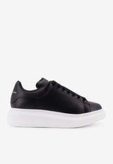 Alexander McQueen Oversized Leather Low-Top Sneakers Black 553770WIAIG1002_Black_44824322