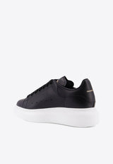 Alexander McQueen Oversized Leather Low-Top Sneakers Black 553770WIAIG1002_Black_44824322