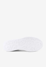 Alexander McQueen Oversized Low-Top Suede Sneakers Cream 553770WIAIH9061_White_44824401