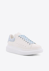Alexander McQueen Oversized Leather Low-Top Sneakers White 553770WIAIH9412_WHITE POWDER BLUE_44824436