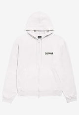 Balenciaga Masking Tape Logo Zip-Up Sweatshirt Off-white 850338TTVL79012_DIRTY WHITE_44824483